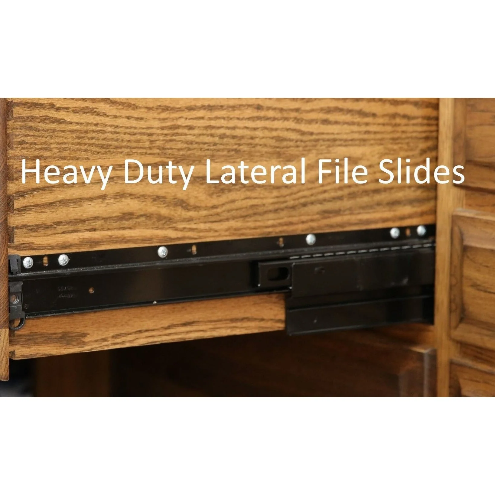 QW Amish Jefferson Premier 113" Base & 3pc Hutch - Image 5