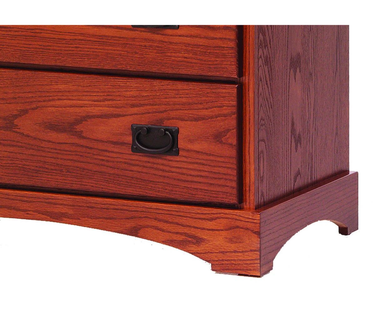Millcraft Old English 66" High Dresser w/ Optional Mirror - Image 3