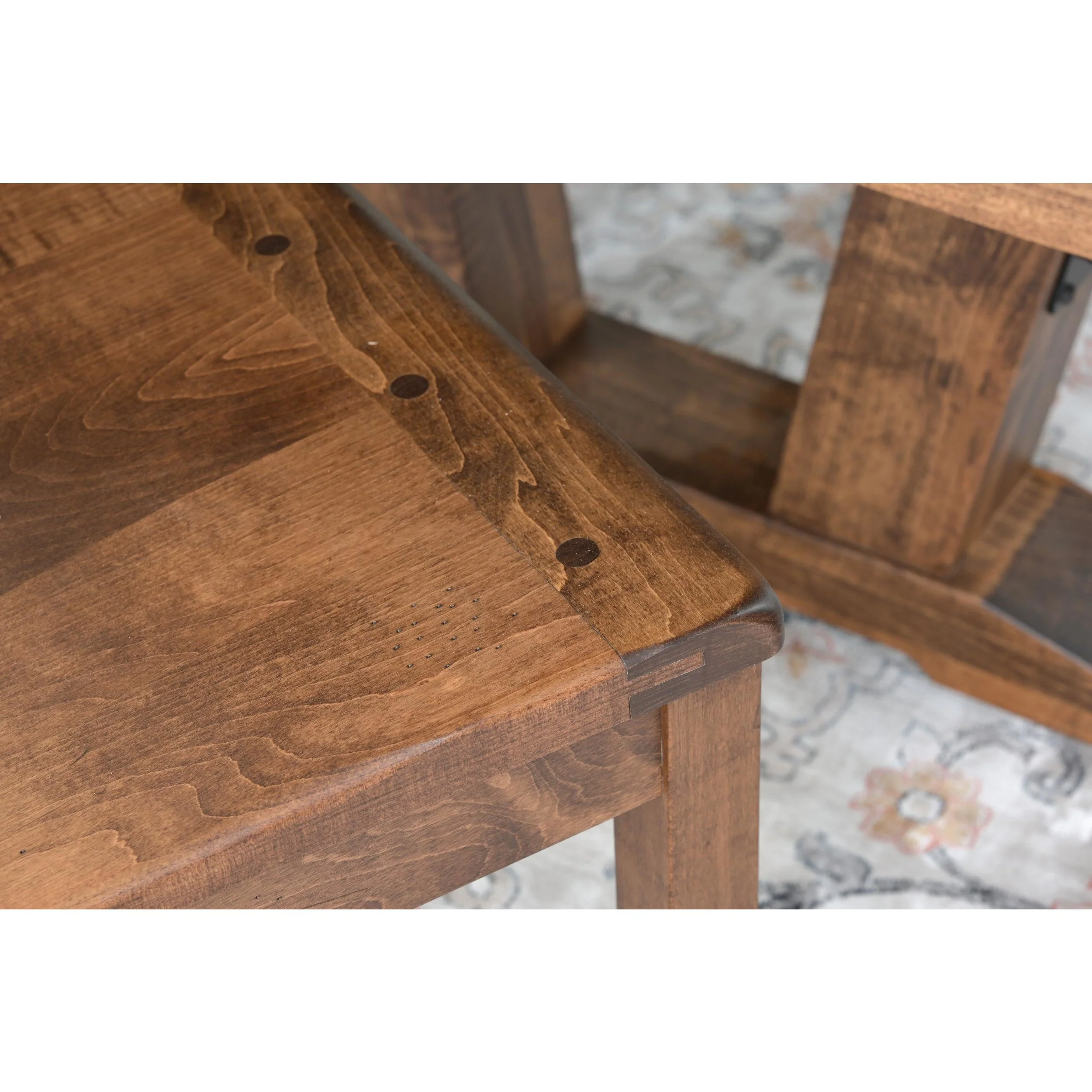 QW Amish Bayfield Plank Rustic 6pc Dining Set - Image 6