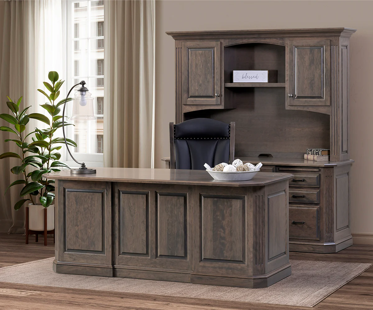 QW Amish Buckingham 72" Executive Desk - Image 3