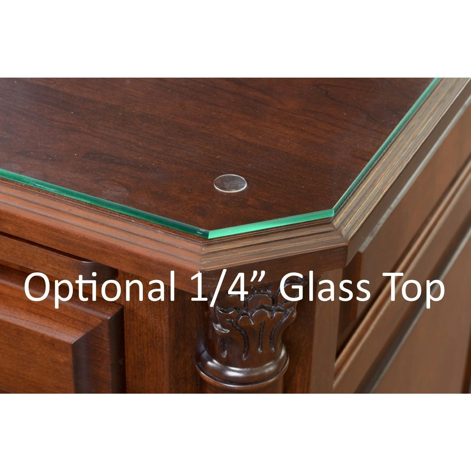 QW Amish Buckingham 72" Executive Desk - Image 6