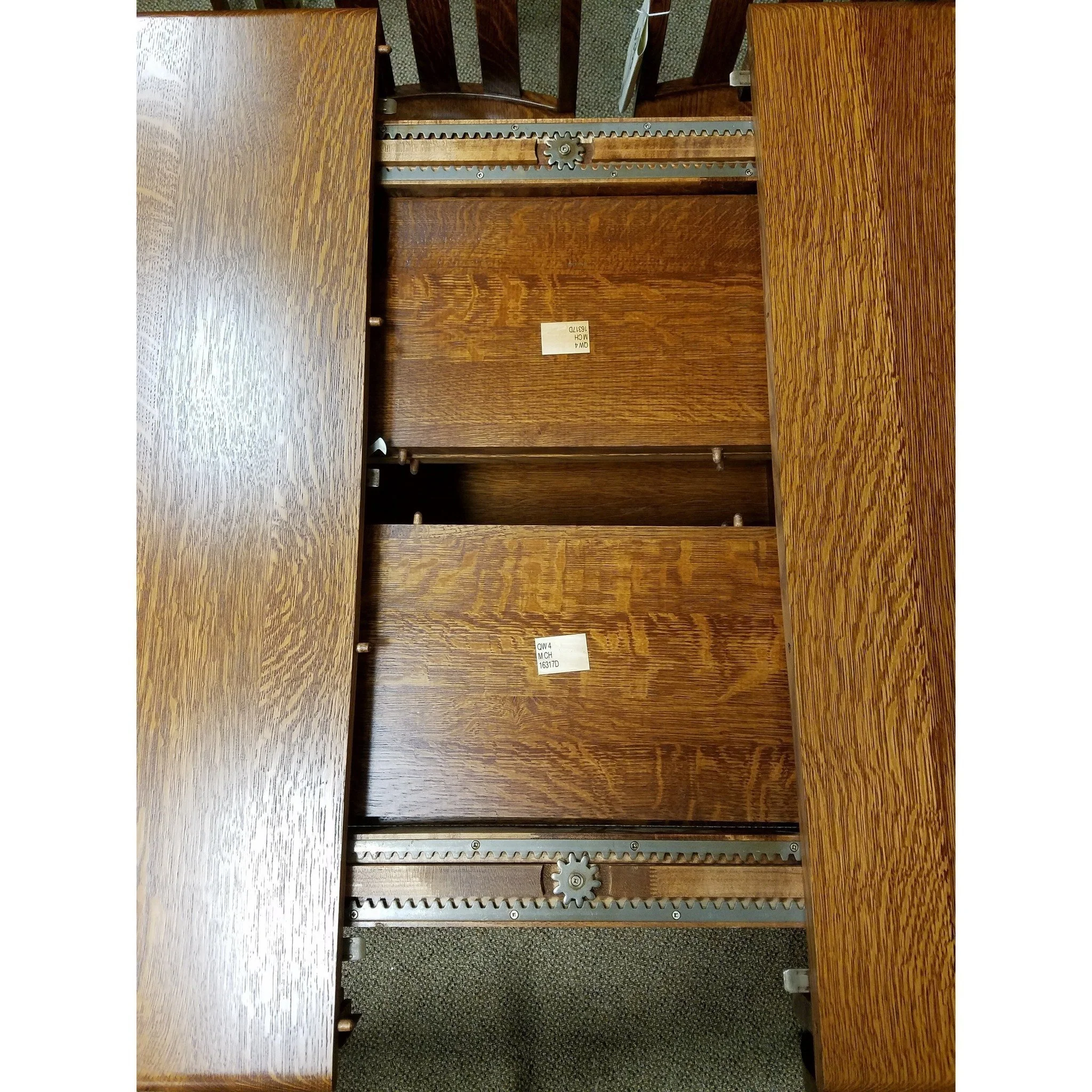 QW Amish Galveston Double Pedestal Table - Image 3