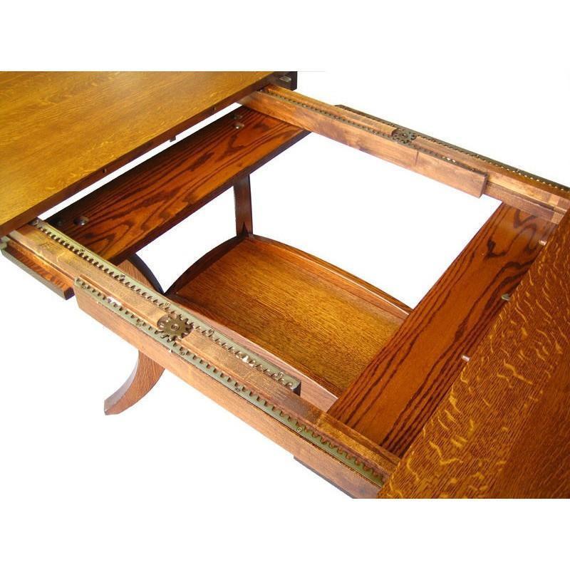 QW Amish Galveston Single Pedestal Table - Image 5